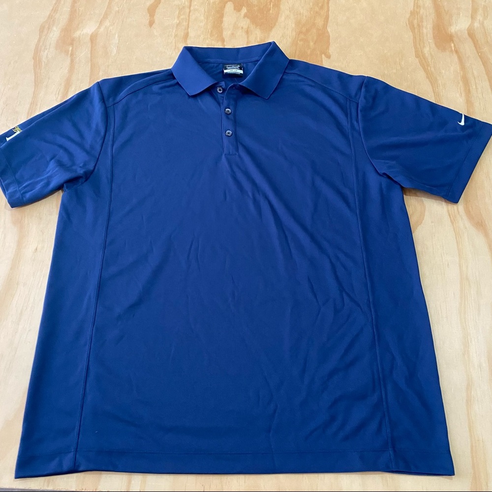 NWT Nike Golf Dri-fit Polo Mens Shirt Size XL Blue